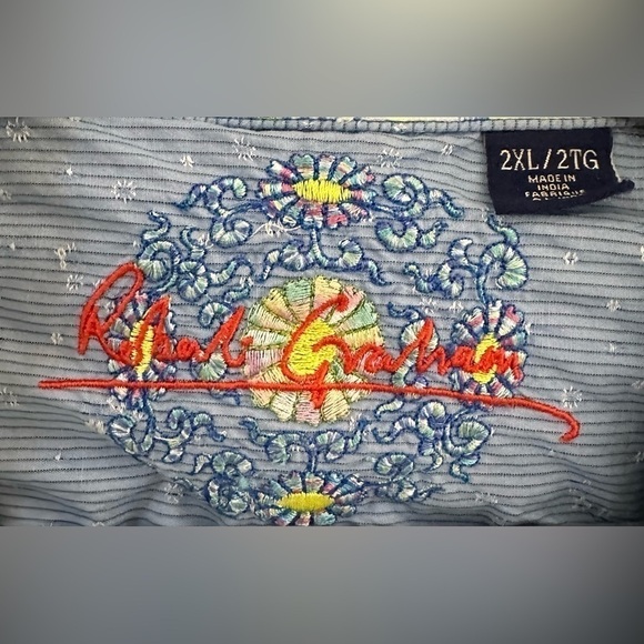 Robert Graham Men’s Button Down Shirt - Size 2X - Picture 4 of 6